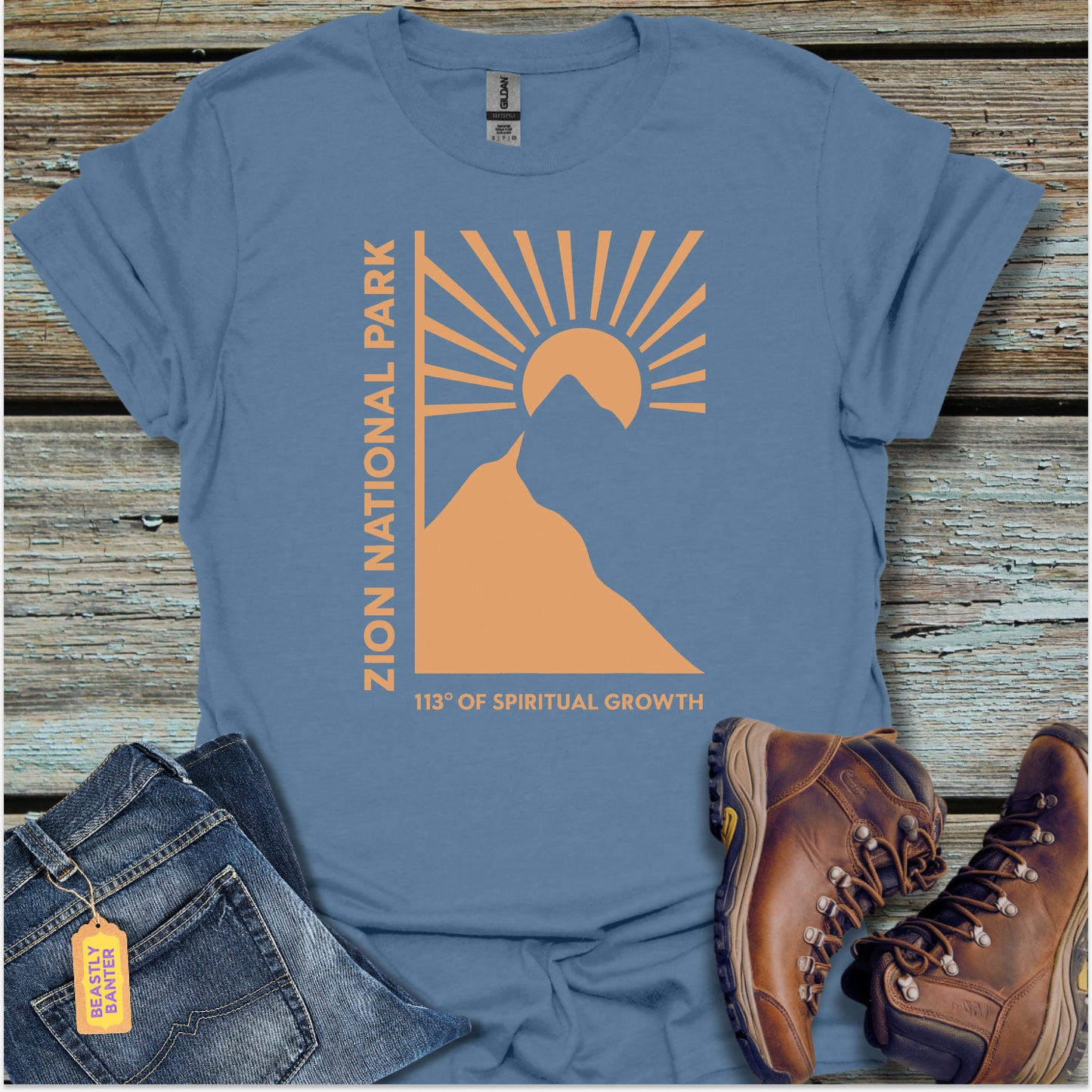 Zion Nat. Park Spiritual Growth T-Shirt
