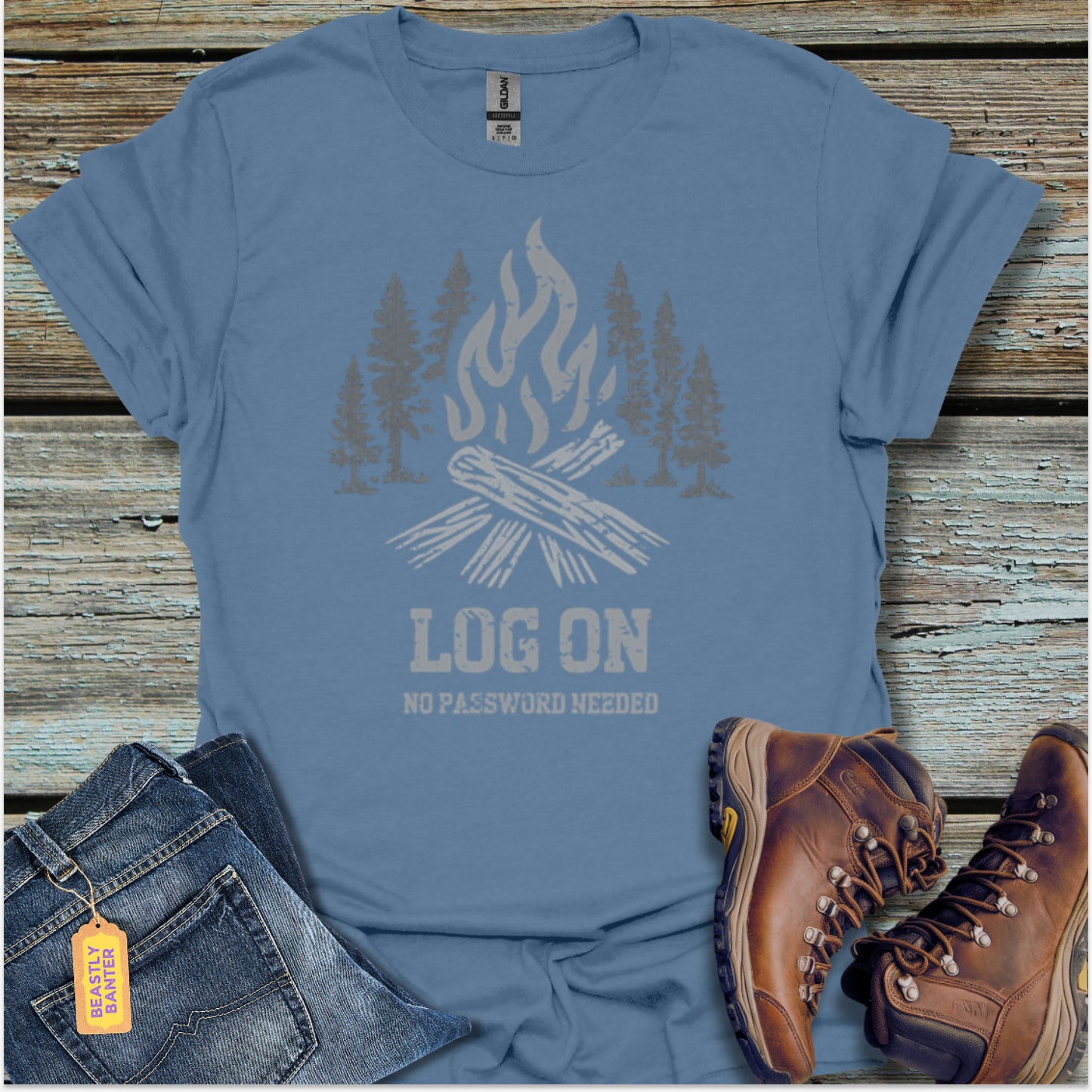Log On, No Password T-Shirt