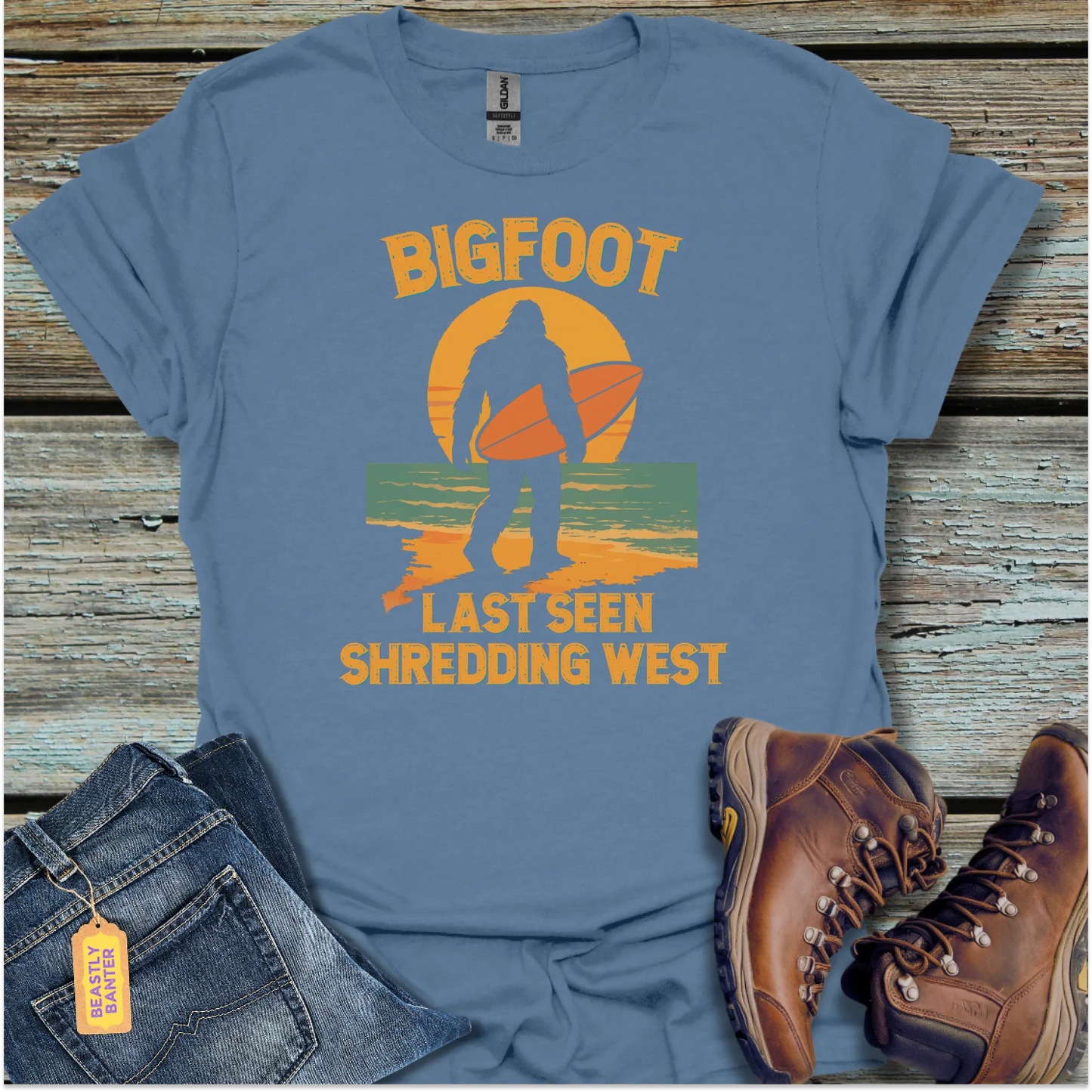Bigfoot Summer – Last Seen Shredding West Tee