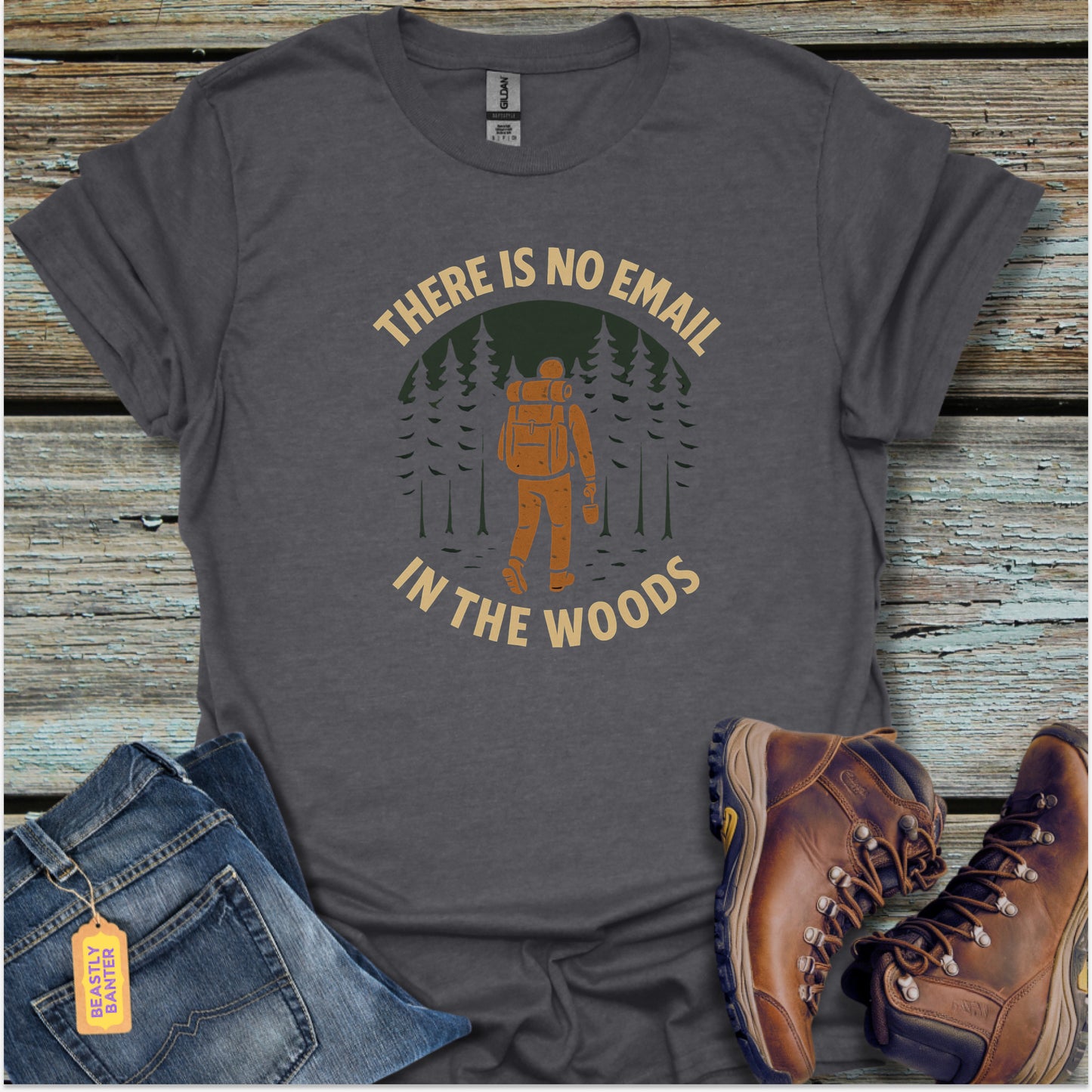 No Email Hiking T-Shirt