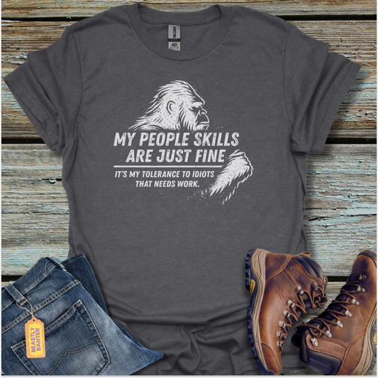 Bigfoot People Skills T-Shirt