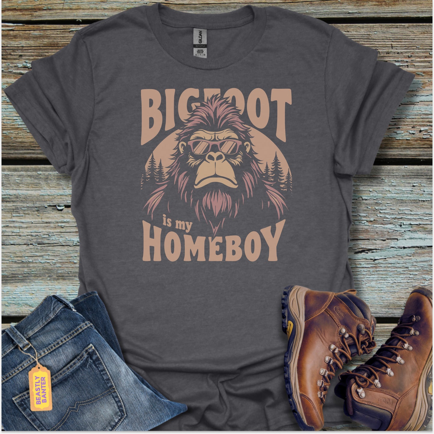 Bigfoot Is My Homeboy T-Shirt
