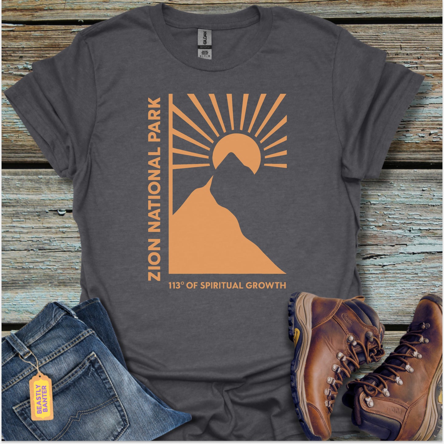 Zion Nat. Park Spiritual Growth T-Shirt