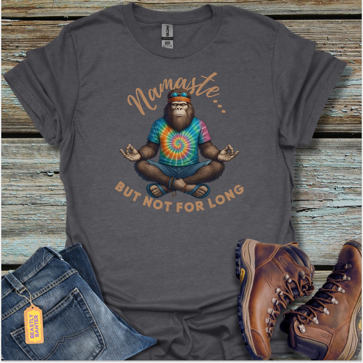 Bigfoot Namaste T-Shirt