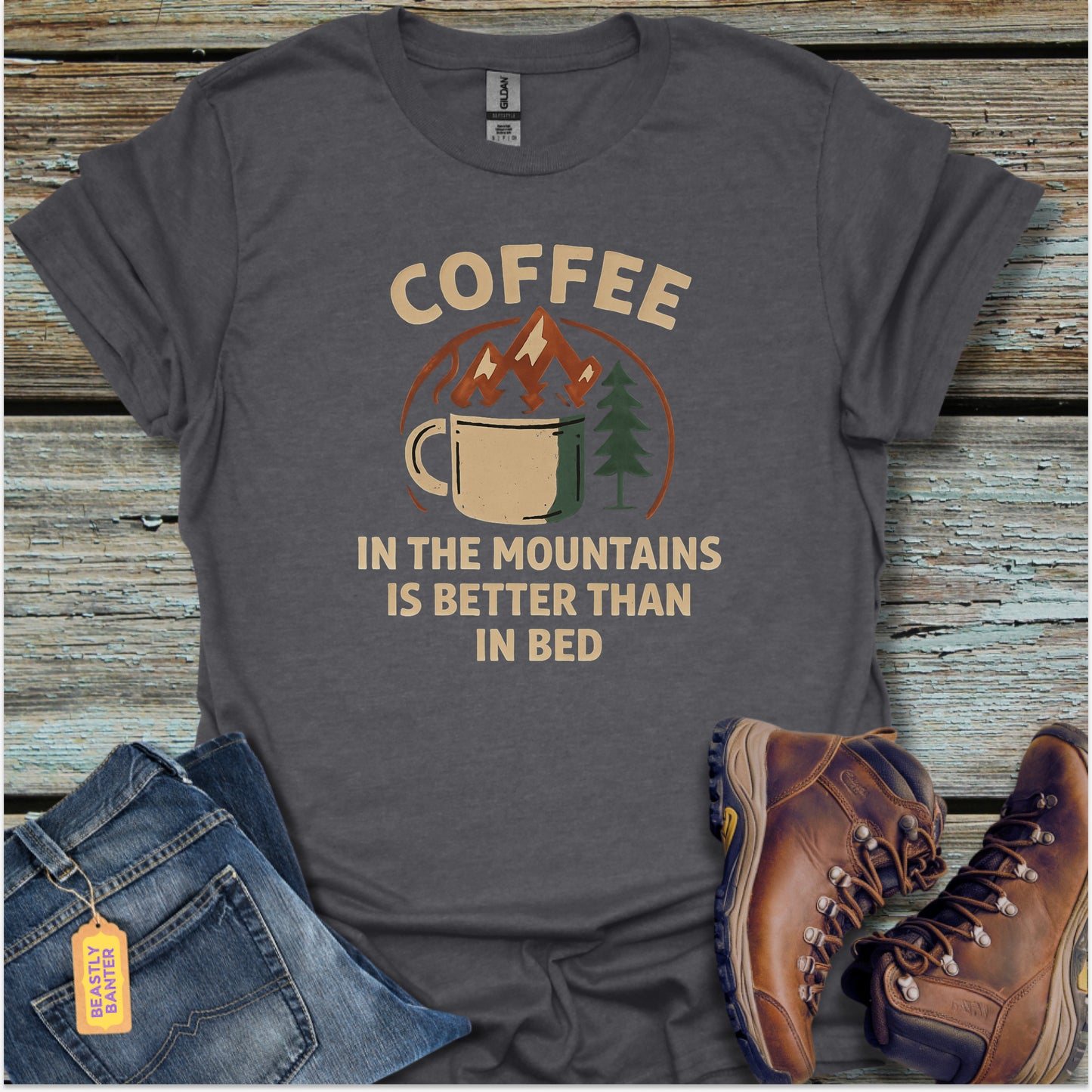 Coffee In The Mountains T-Shirt