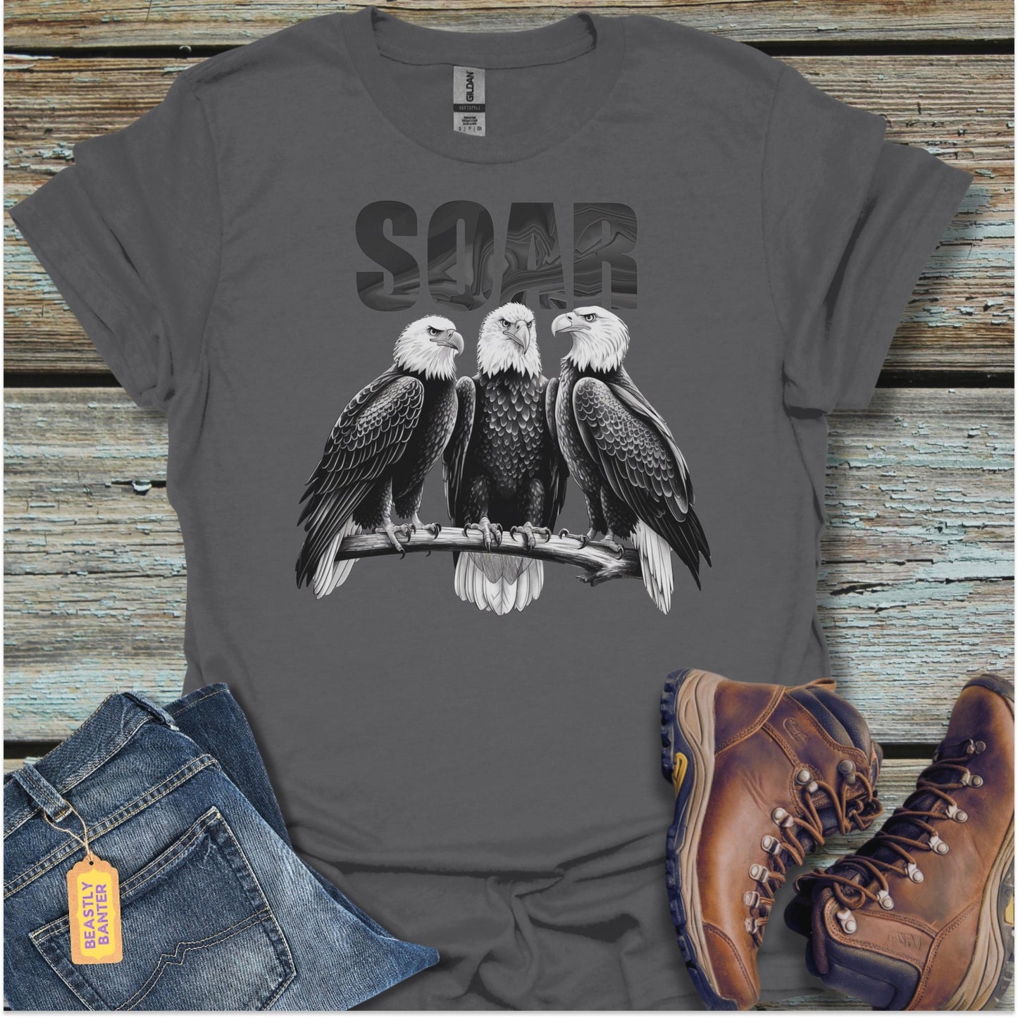 Soar of Bald Eagles T-Shirt - Beastly Banter