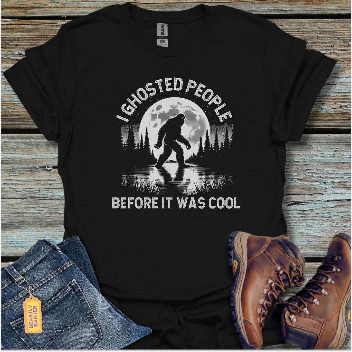 Bigfoot Ghosted People T-Shirt - Beastly Banter