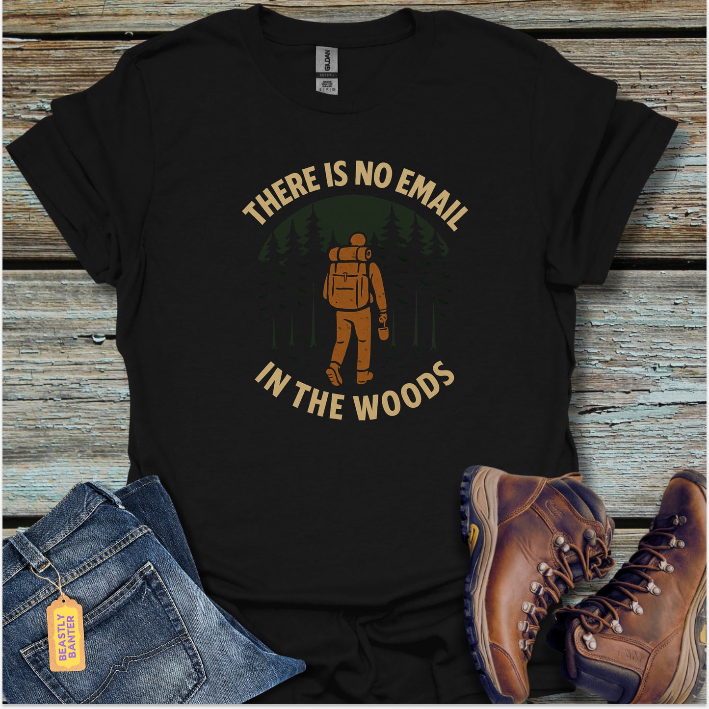 No Email Hiking T-Shirt