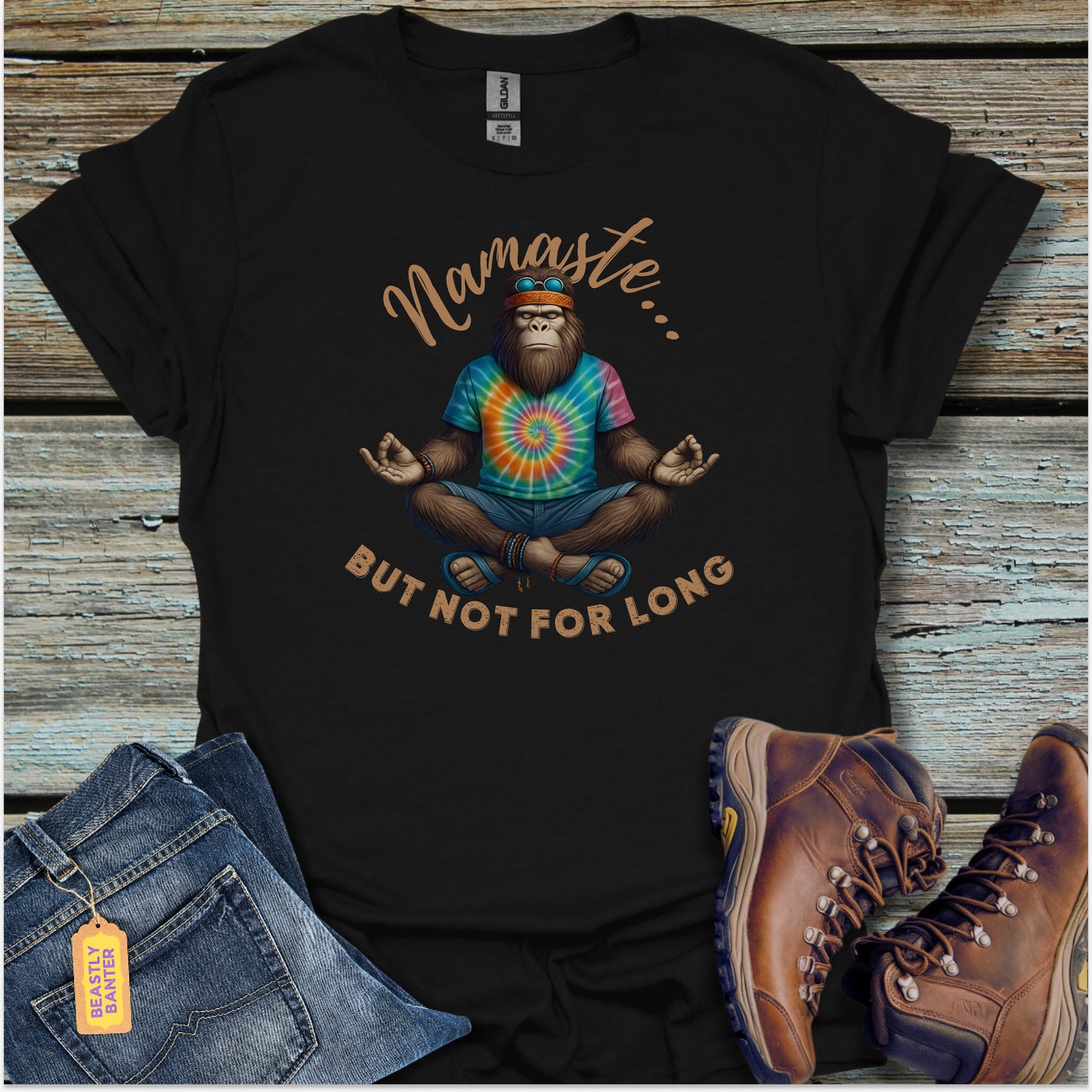 Bigfoot Namaste T-Shirt