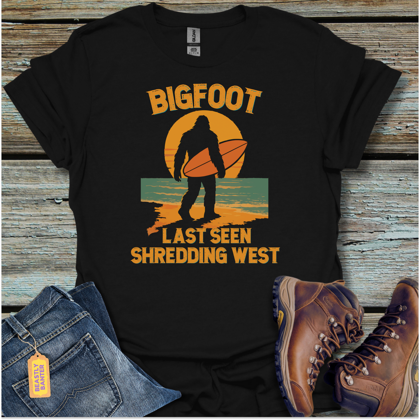Bigfoot Summer – Last Seen Shredding West Tee