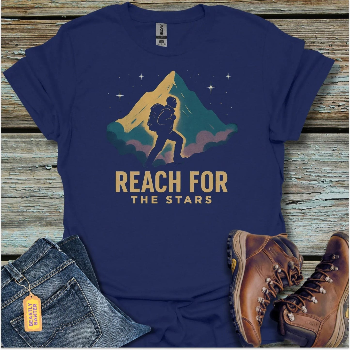 Reach For The Stars Trail T-Shirt - Beastly Banter