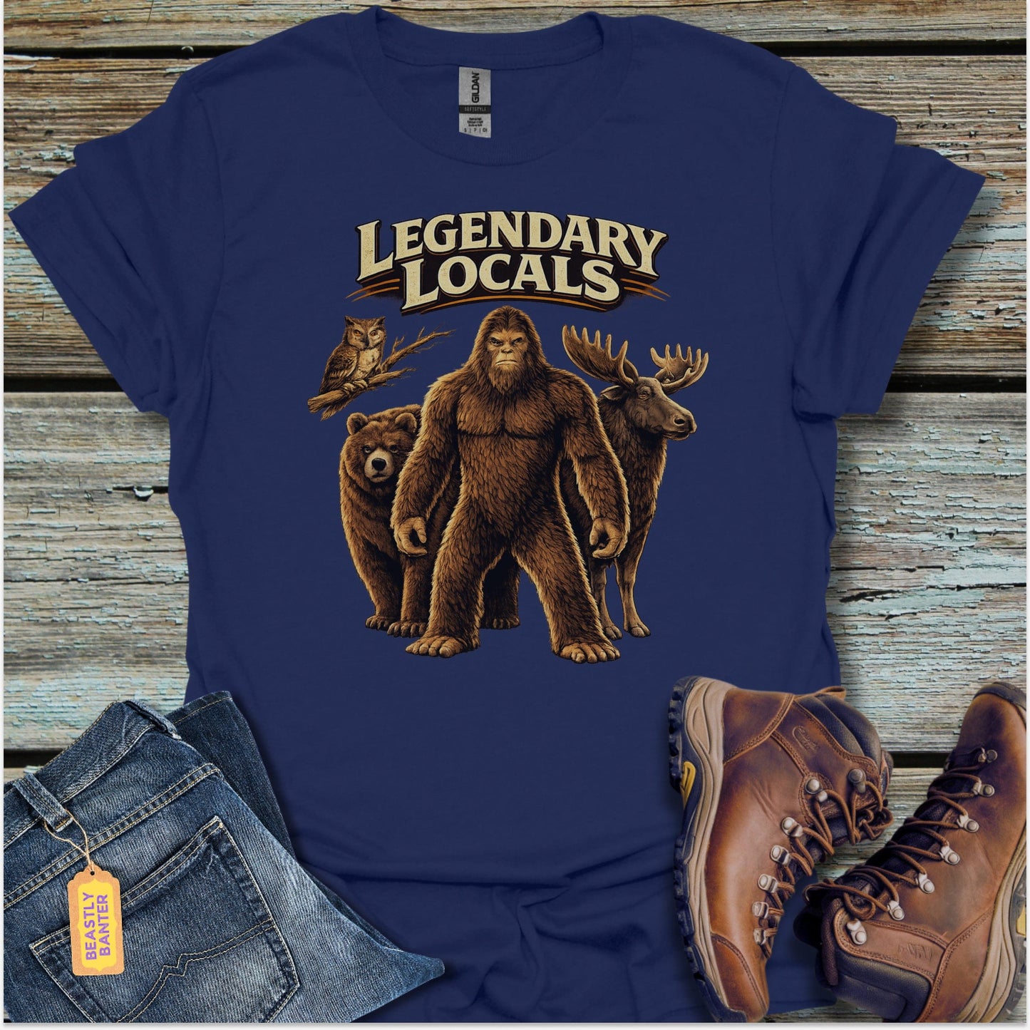 Legendary Locals Bigfoot T-Shirt - Beastly Banter