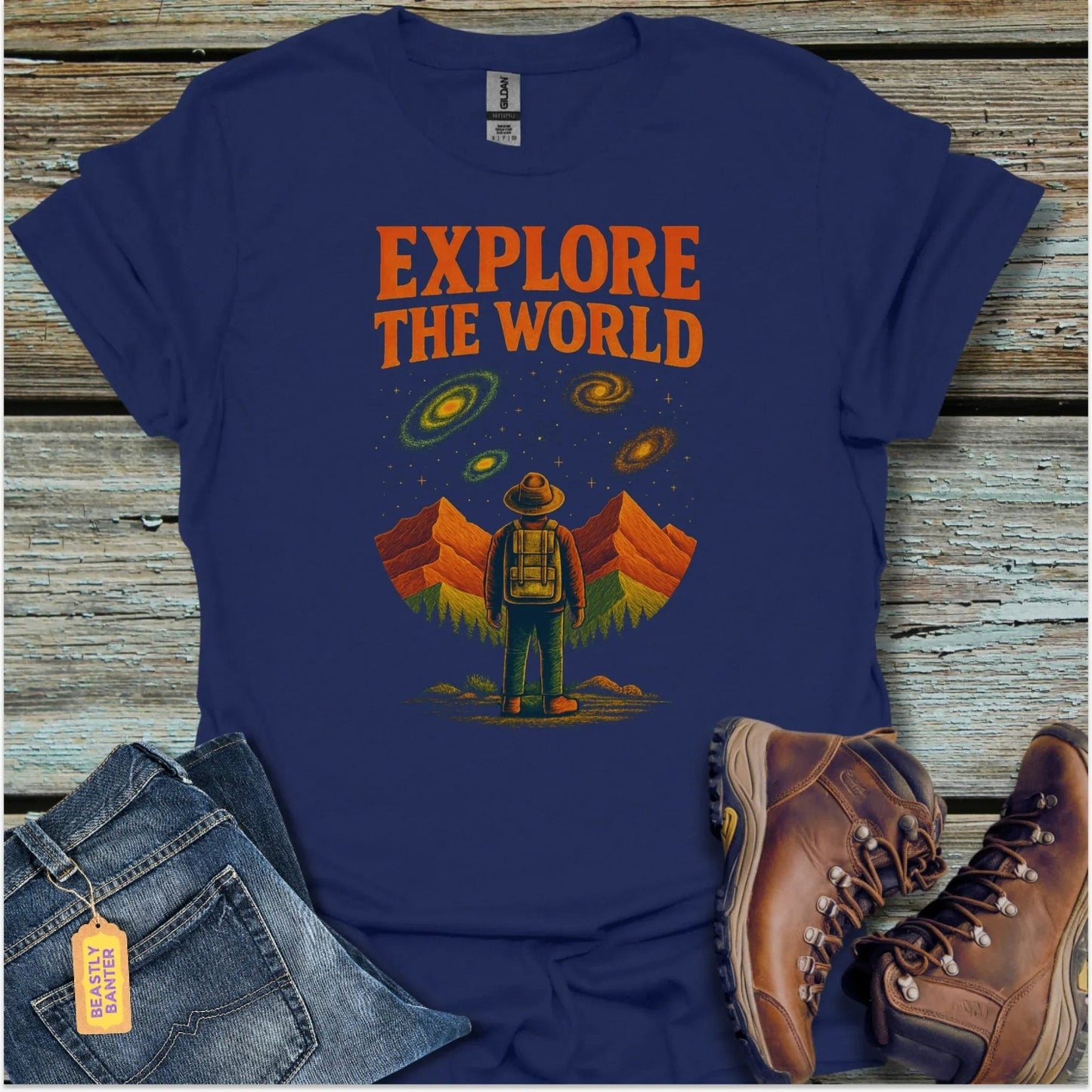 Explore The World Trail T-Shirt - Beastly Banter