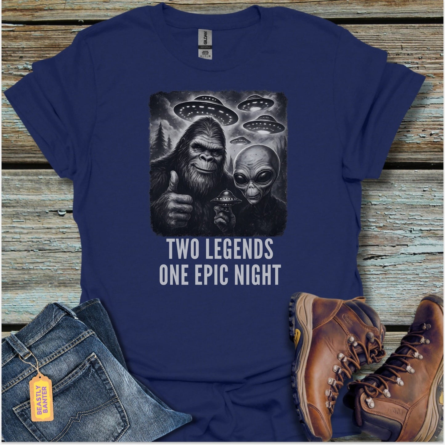 Two Legends Bigfoot T-Shirt - Beastly Banter