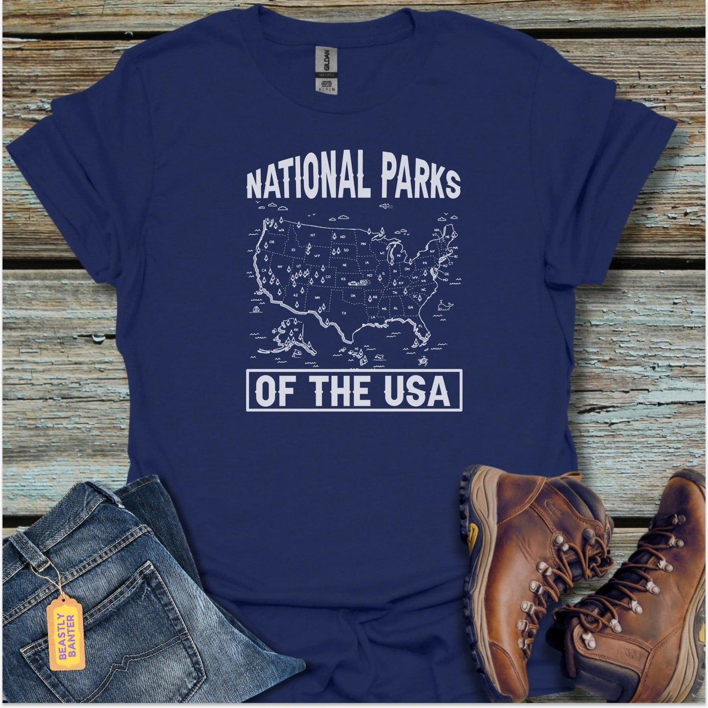 National Parks Of The USA T-Shirt - Beastly Banter