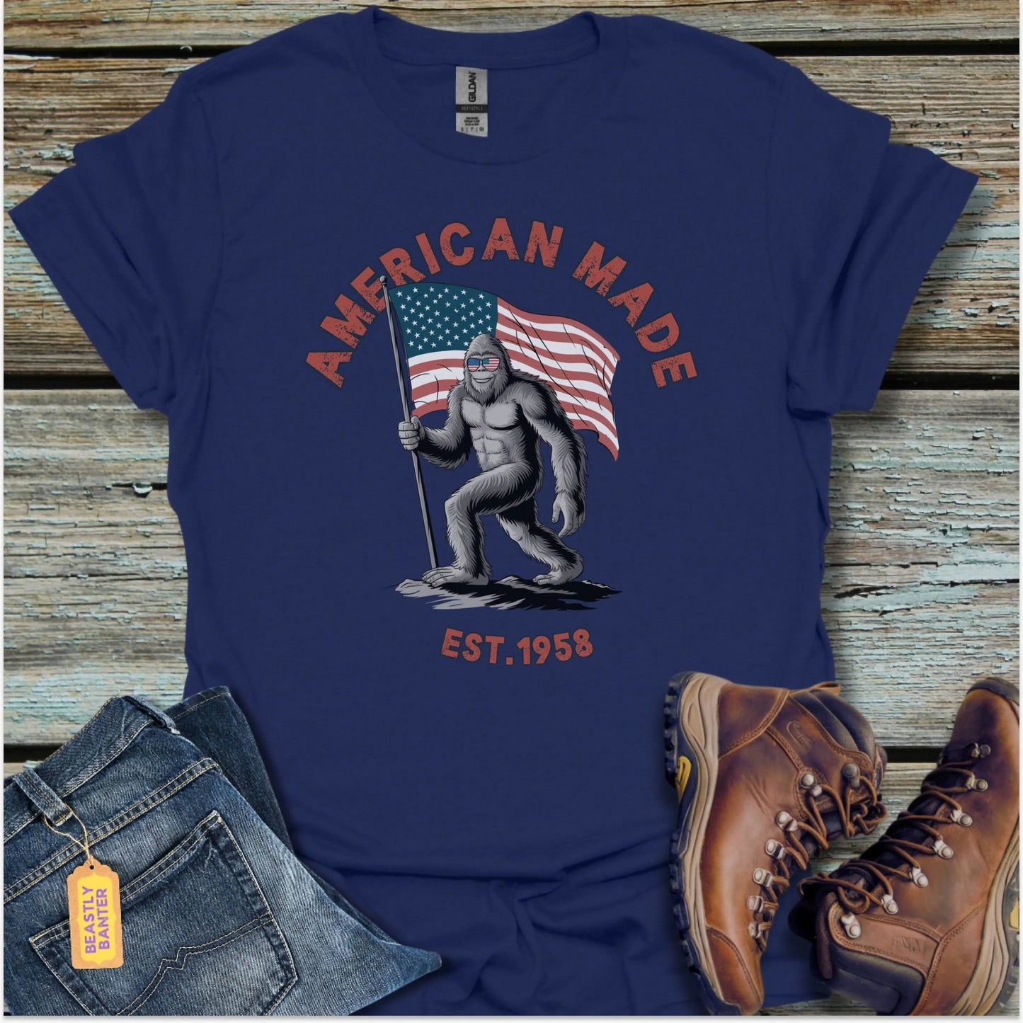 American Made Bigfoot T-Shirt - Beastly Banter
