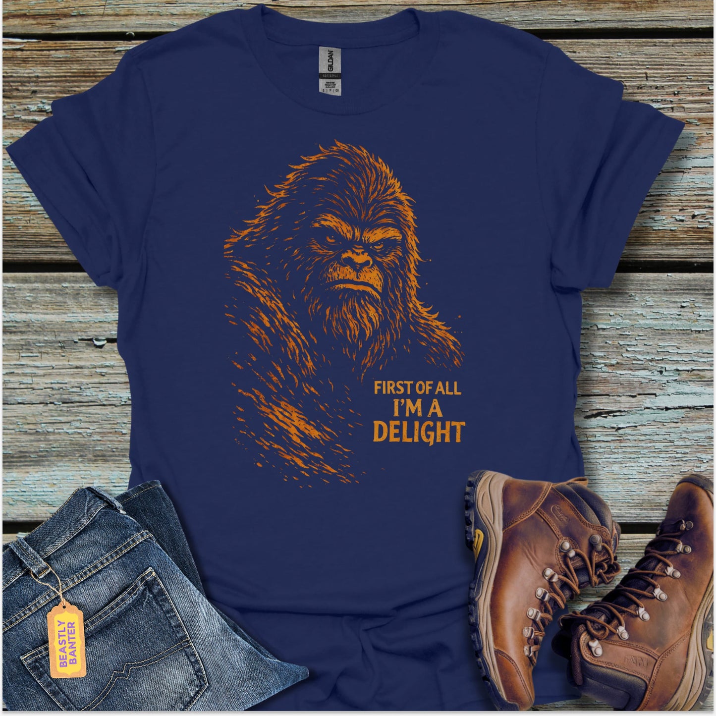 I’m A Delight Bigfoot T-Shirt - Beastly Banter