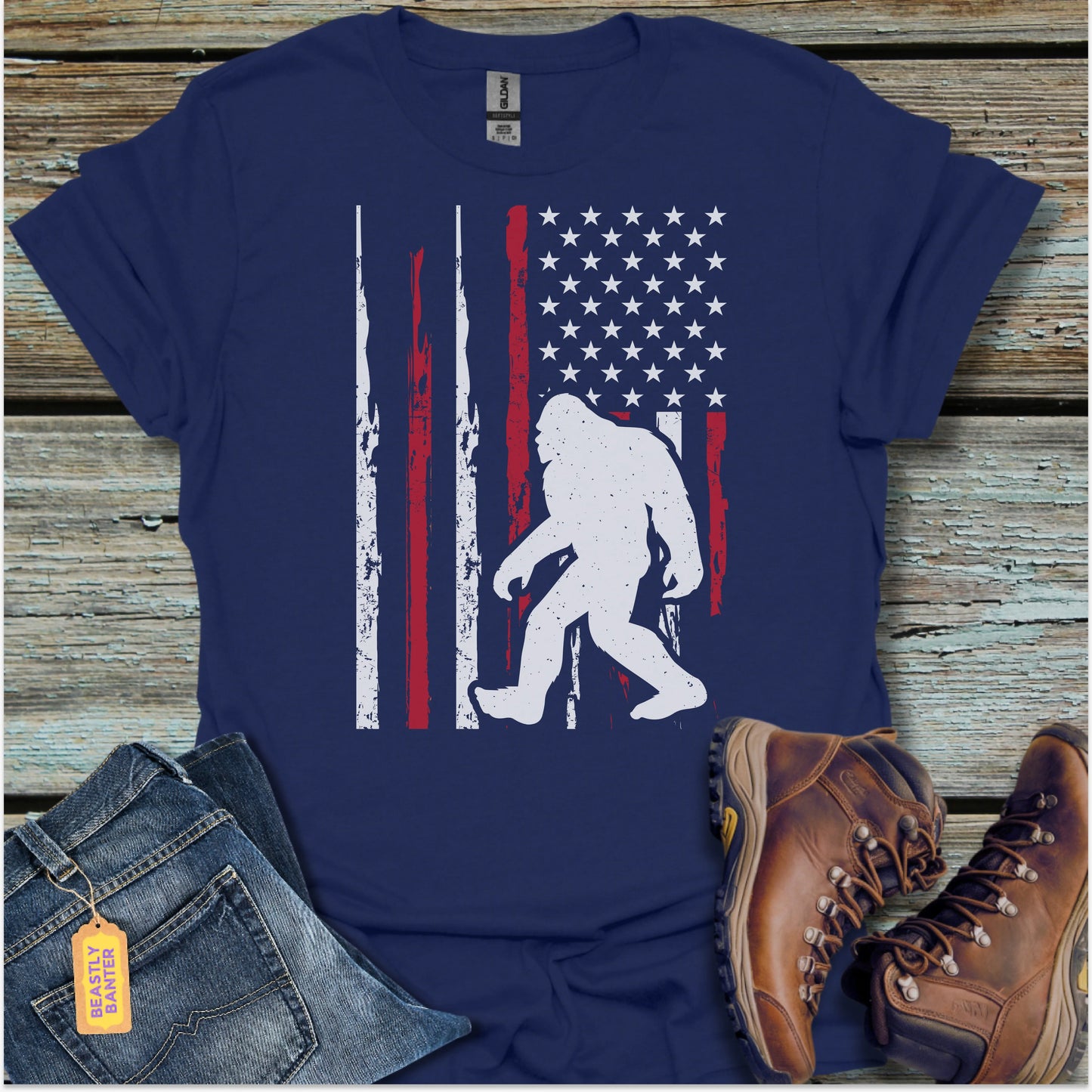 Bigfoot Walks Free T-Shirt