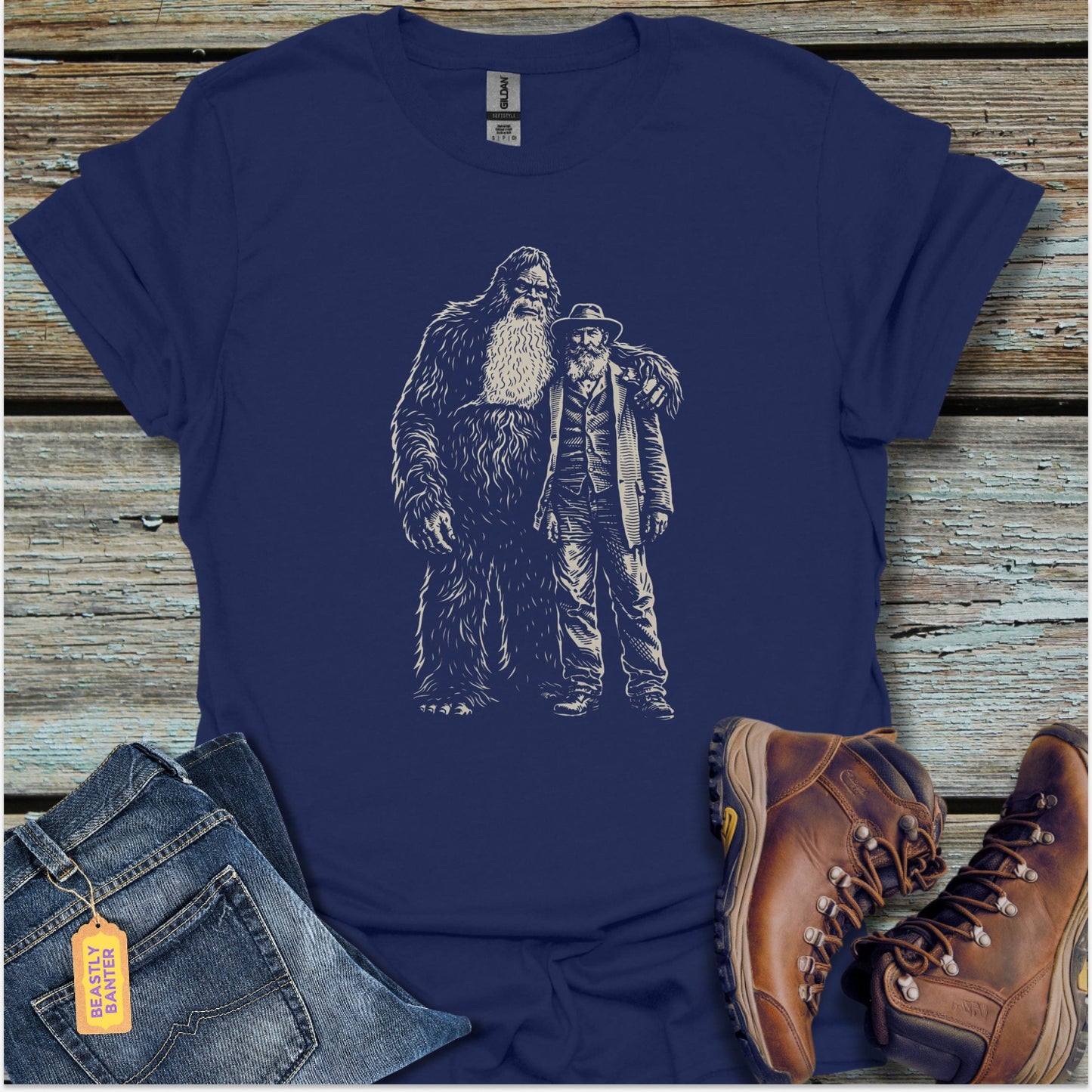 Old Friends Bigfoot T-Shirt - Beastly Banter