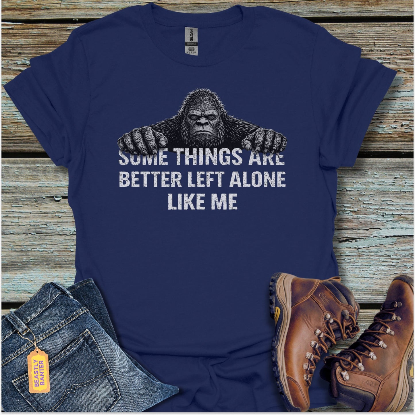 Leave Bigfoot Alone T-Shirt - Beastly Banter