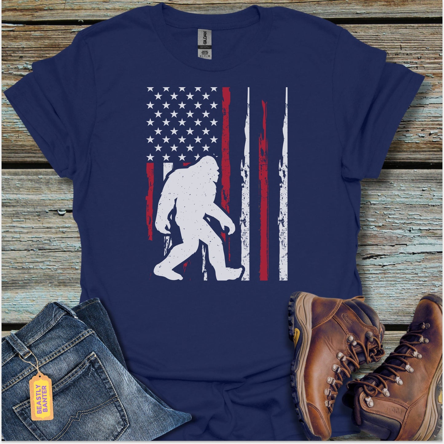 Bigfoot Walks Free T-Shirt - Beastly Banter