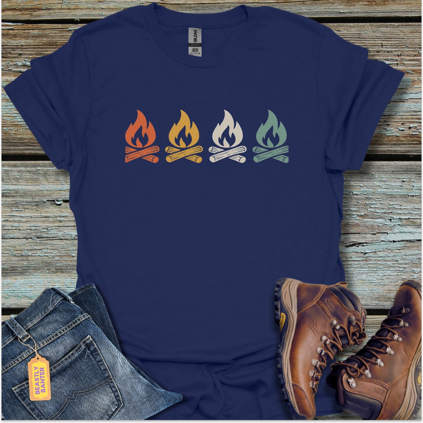 Campfire Sequence T-Shirt - Beastly Banter