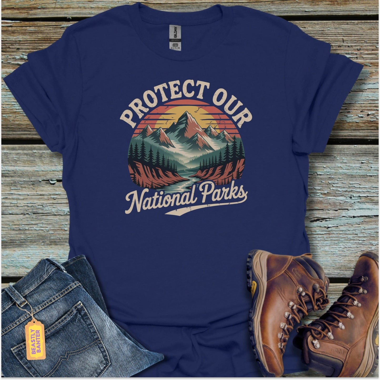 Protect Our Parks Hiking T-Shirt - Beastly Banter