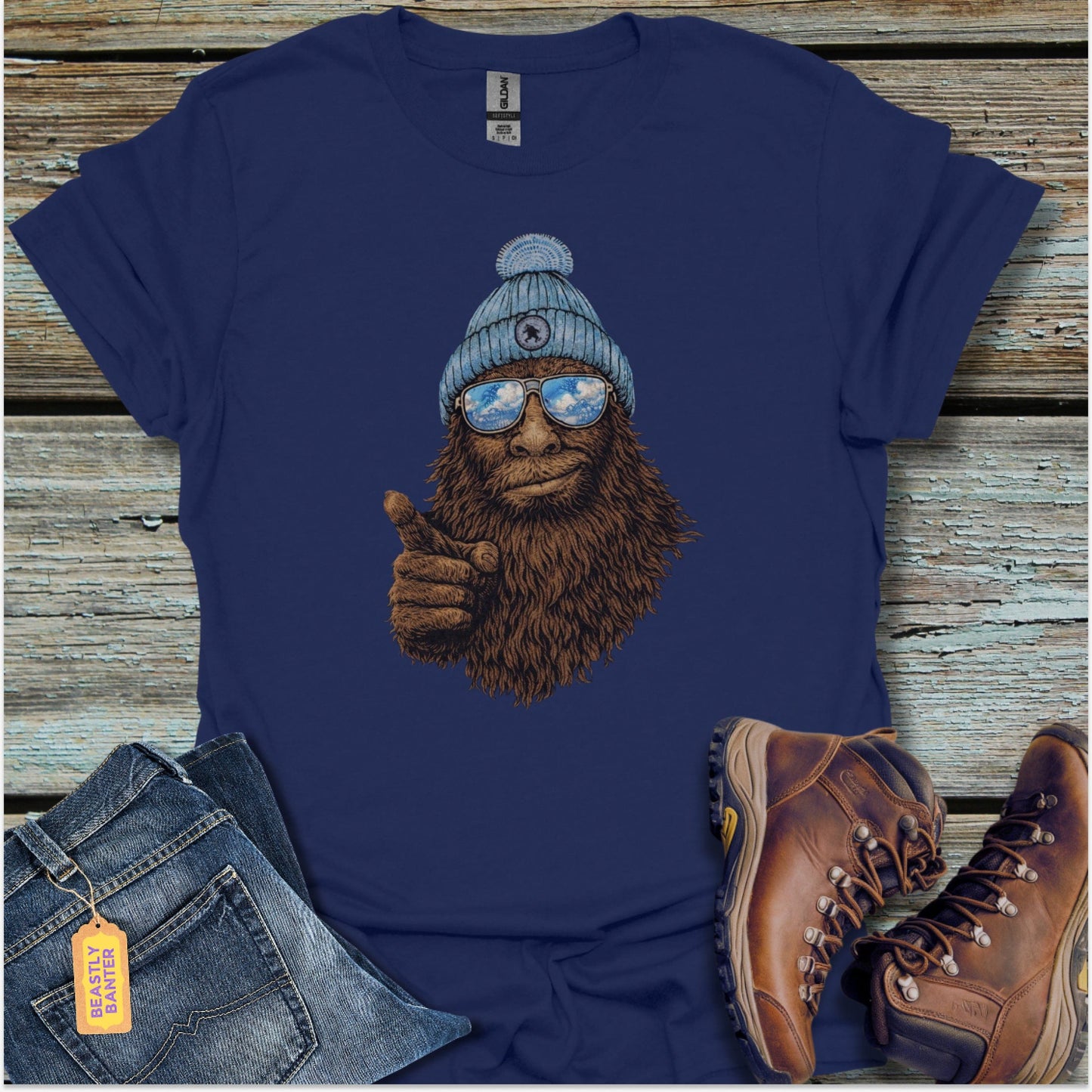 Bigfoot Reflections T-Shirt - Beastly Banter