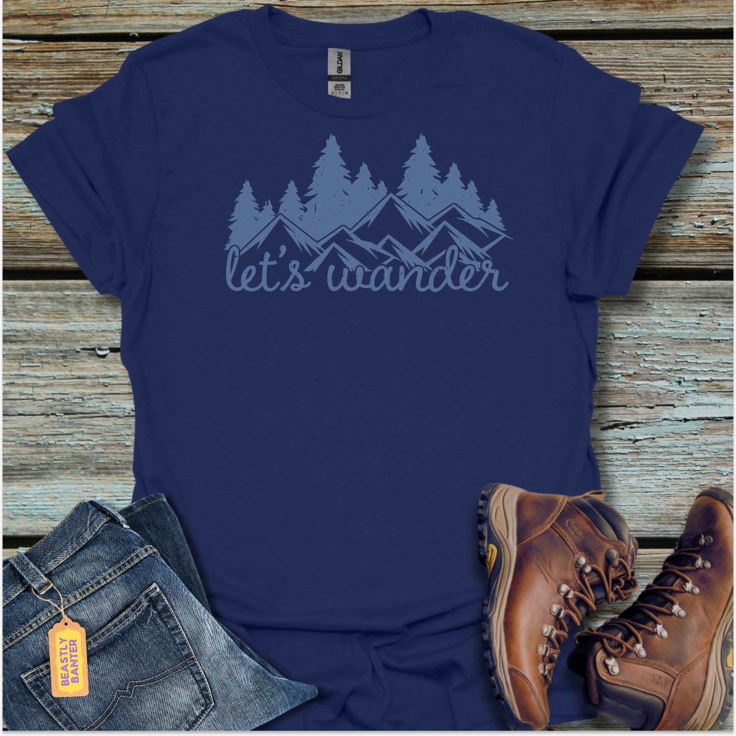 Let’s Wander T-Shirt - Beastly Banter