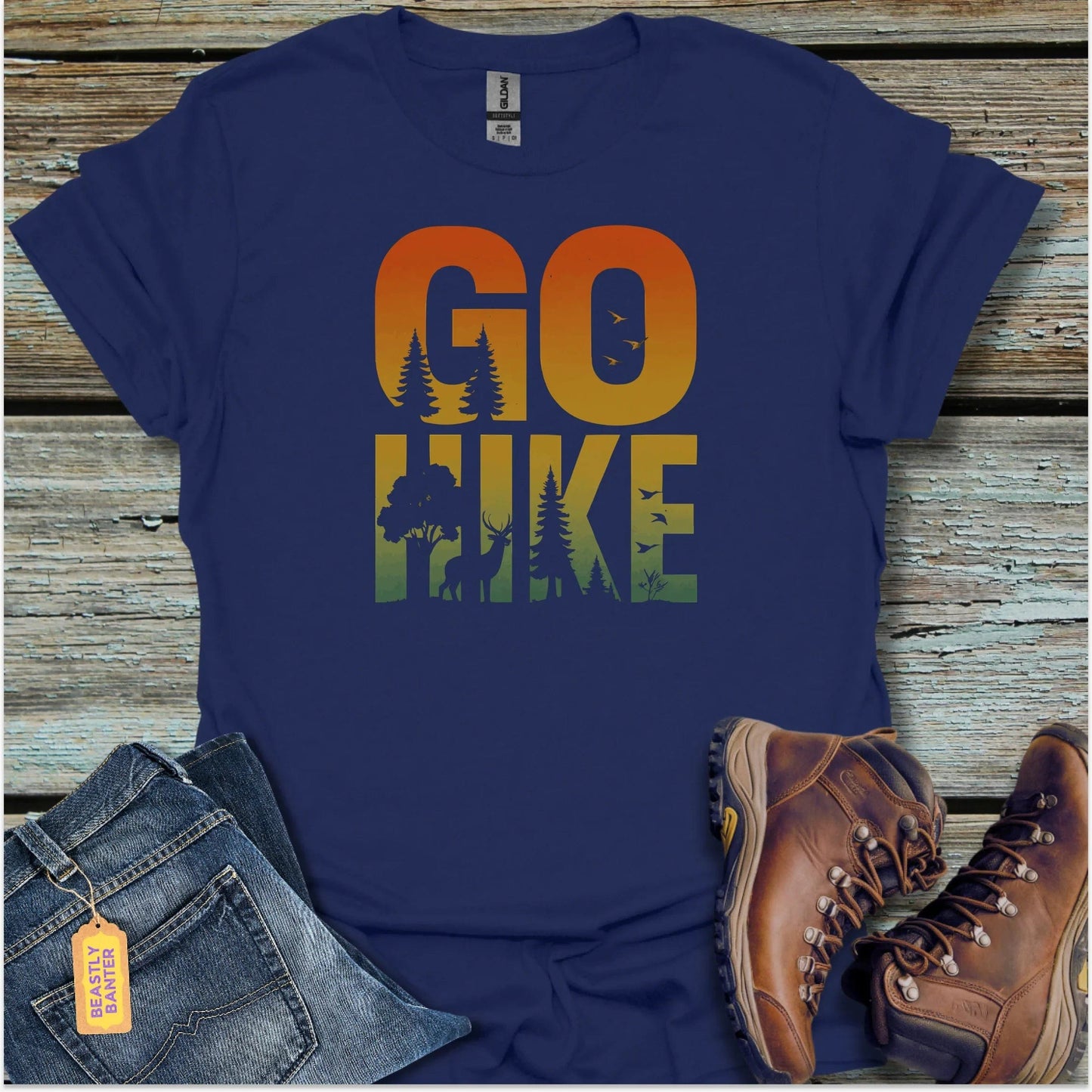 Go Hike T-Shirt - Beastly Banter
