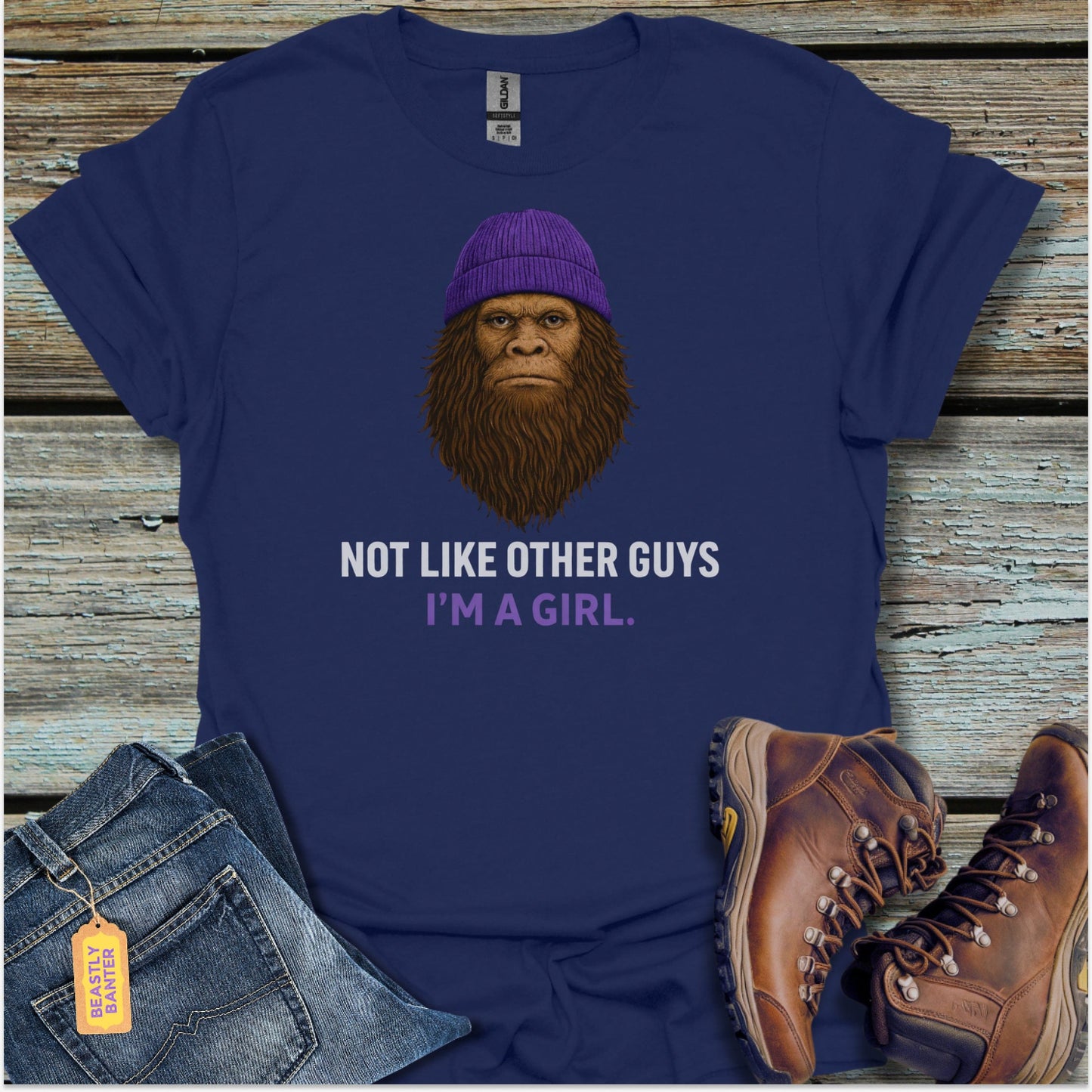 Bigfoot Not Like Other Guys T-Shirt - Beastly Banter