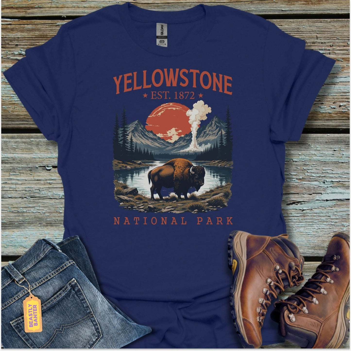 Yellowstone *Est. 1872 T-Shirt - Beastly Banter