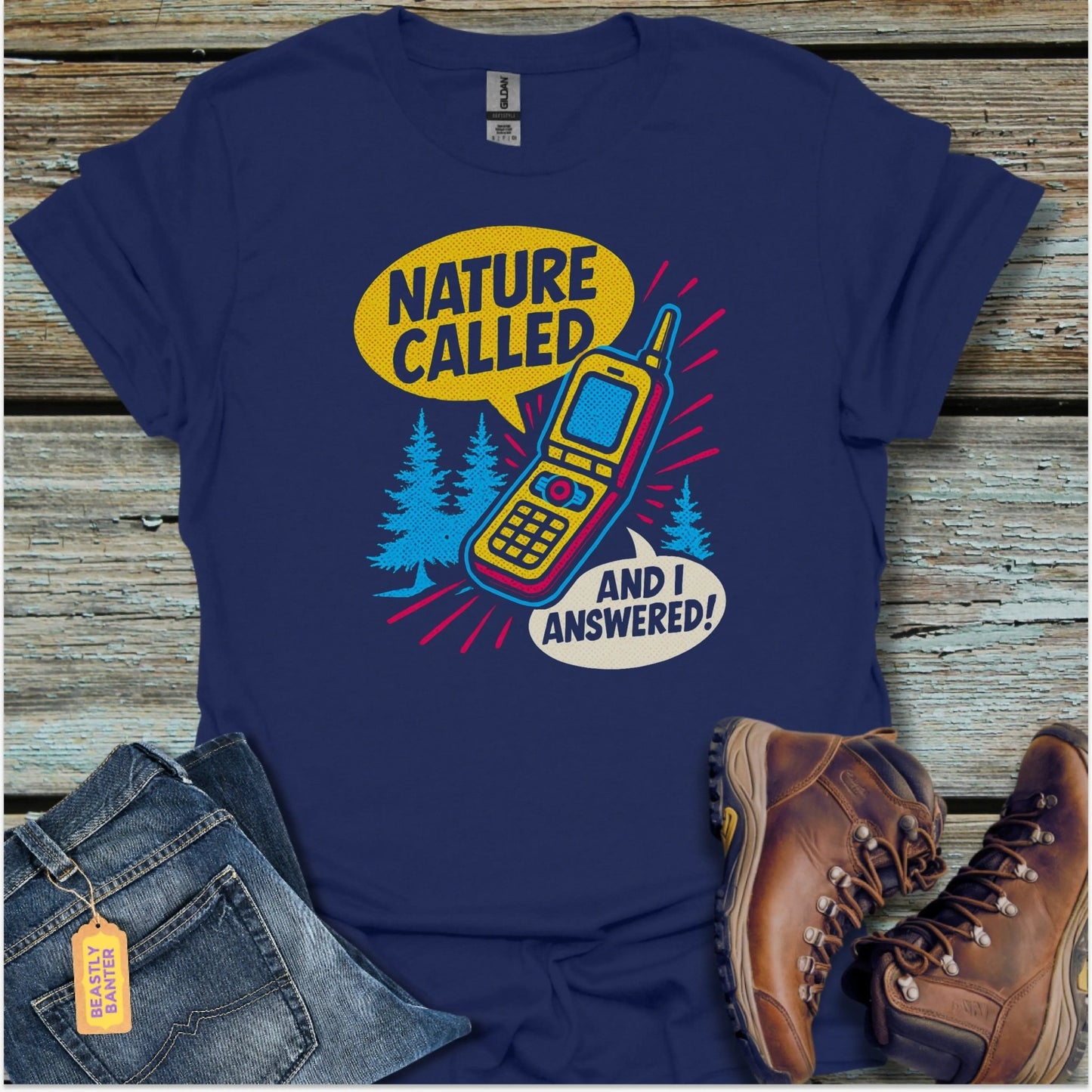 Nature Called Hiking T-Shirt - Beastly Banter