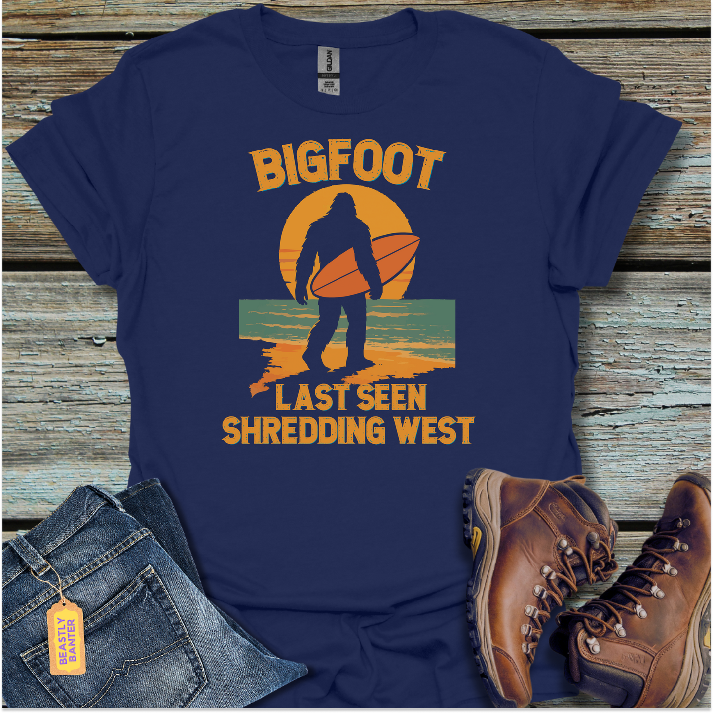 Bigfoot Summer – Last Seen Shredding West Tee