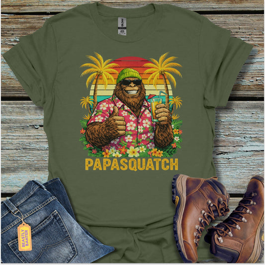 Best Dad Papasquatch T-Shirt