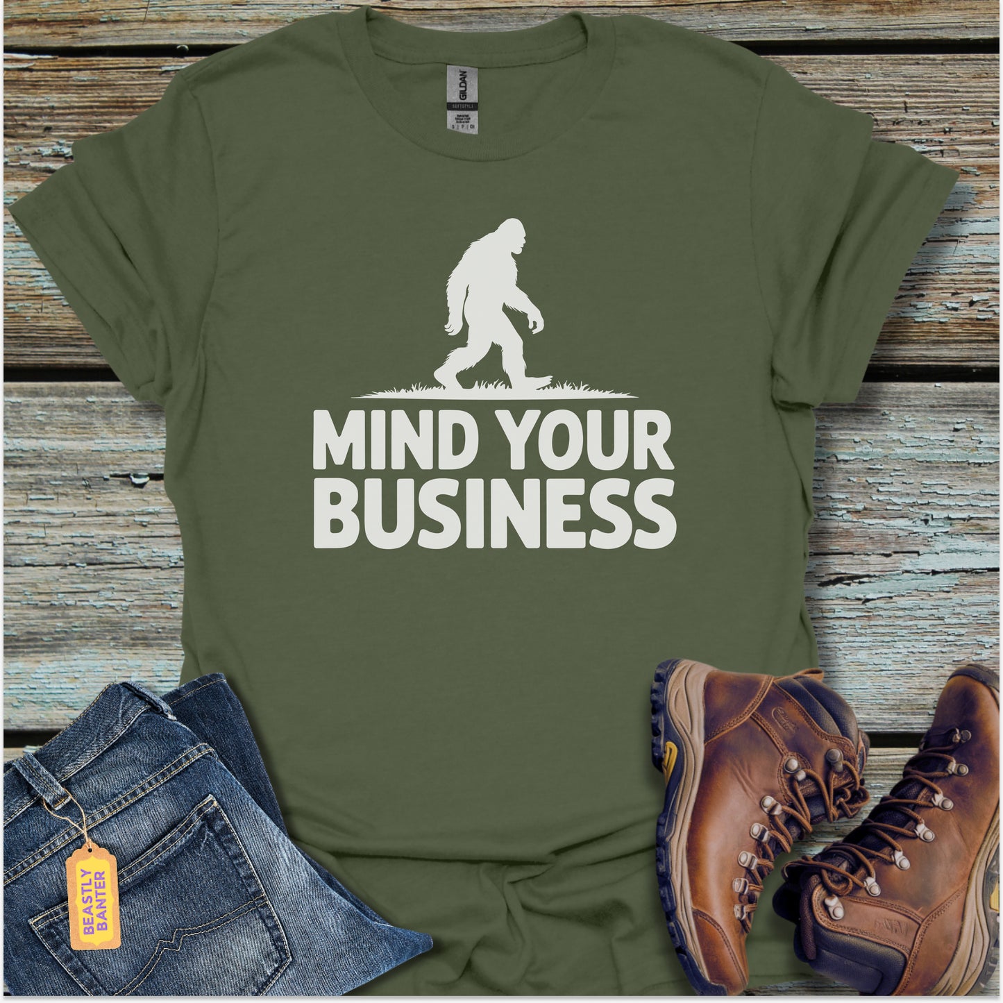 Mind Your Business Bigfoot T-Shirt