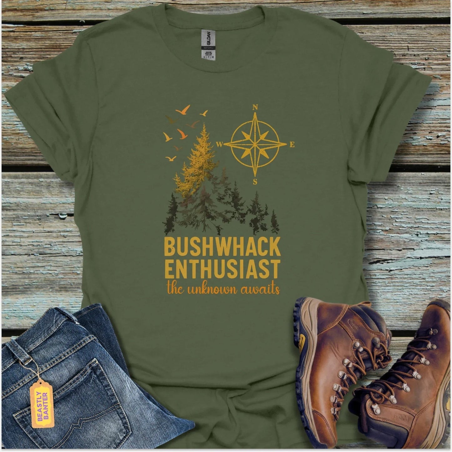 Bushwhack Enthusiast T-Shirt - Beastly Banter