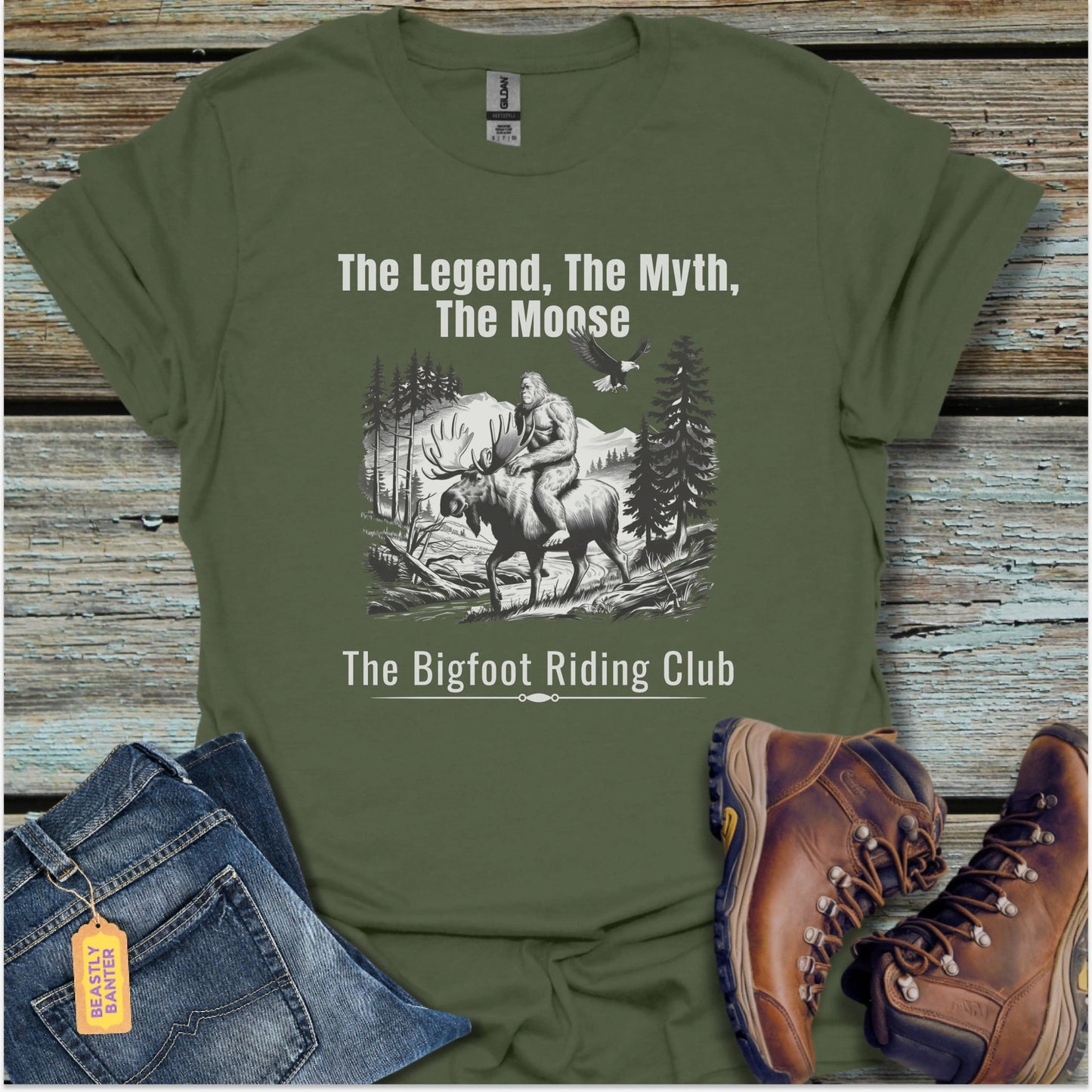 Bigfoot Riding Club T-Shirt - Beastly Banter