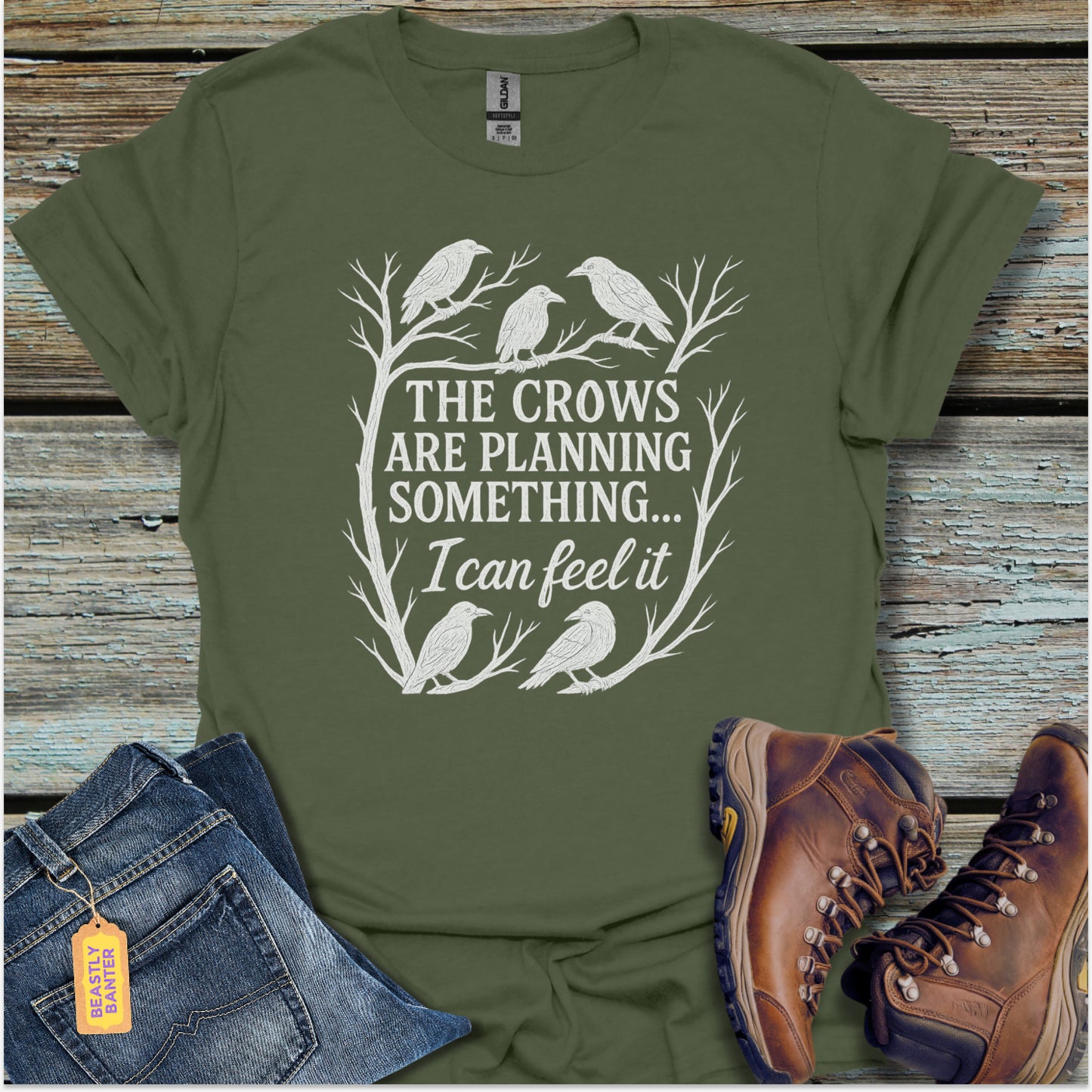 Crows Are Up To Something T-Shirt