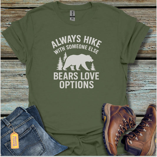 Bears Love Options Hiking T-Shirt