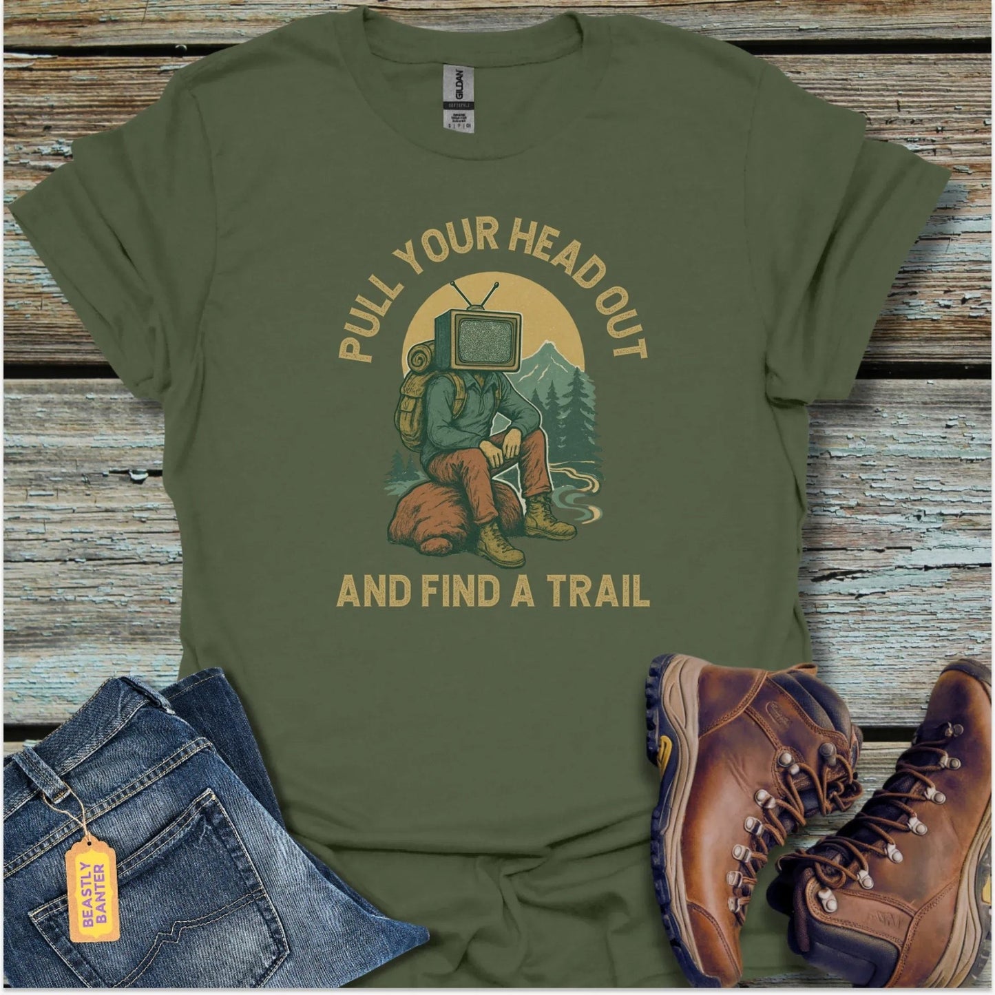 Pull Your Head Out T-Shirt - Beastly Banter