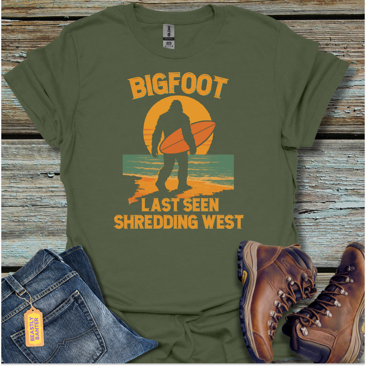 Bigfoot Summer – Last Seen Shredding West Tee