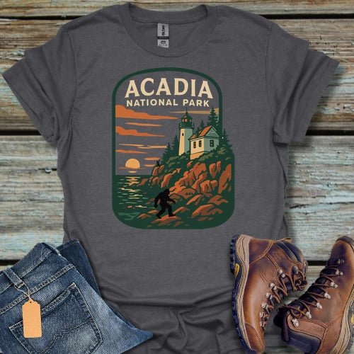 Acadia National Park Bigfoot T-Shirt - Beastly Banter