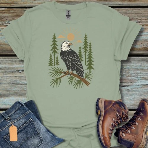 Bald Eagle Forest T-Shirt - Beastly Banter