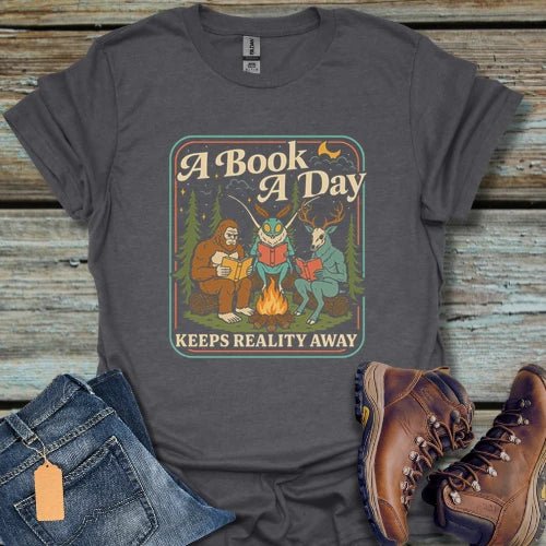 Bigfoot A Book A Day T-Shirt - Beastly Banter
