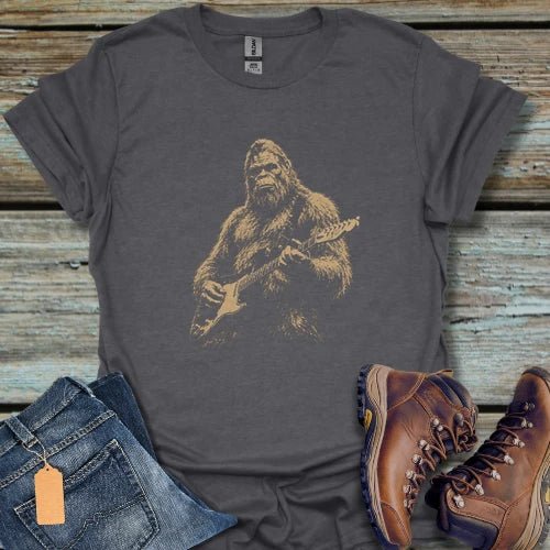 Bigfoot Guitar Jam T‑Shirt - Beastly Banter