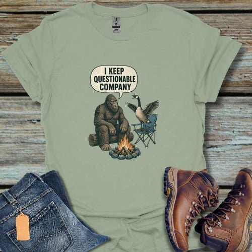 Bigfoot Questionable Company T-Shirt - Beastly Banter