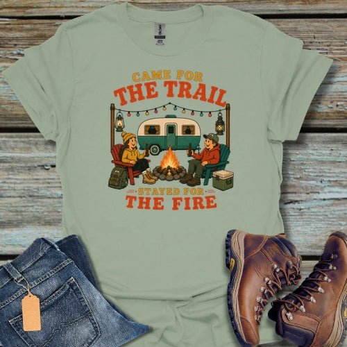 Came for the Trail Camping T-Shirt - Beastly Banter