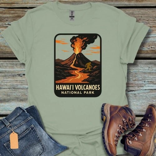 Hawaii Volcanoes Bigfoot T-Shirt - Beastly Banter