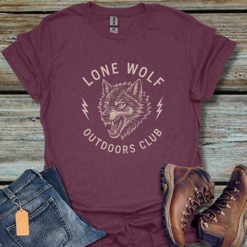 Lone Wolf Outdoors Club T-Shirt - Beastly Banter